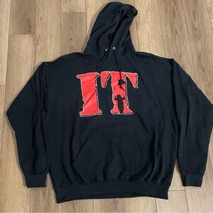 IT the Movie Clown‎ Halloween Hoodie Black Red